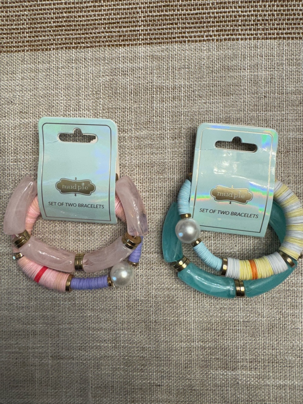 Mud Pie Two Sets of Two Bracelets